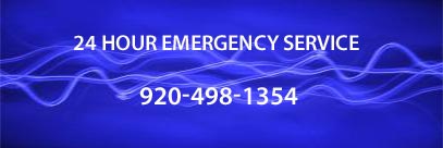 24 Hour Emergency Service 920-498-1354